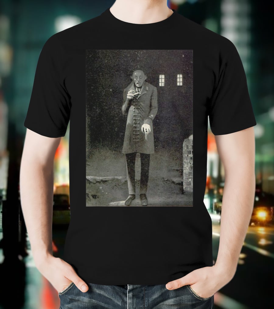 Count Orlok Nosferatu Horror Movie Classic Halloween Monster T-Shirt
