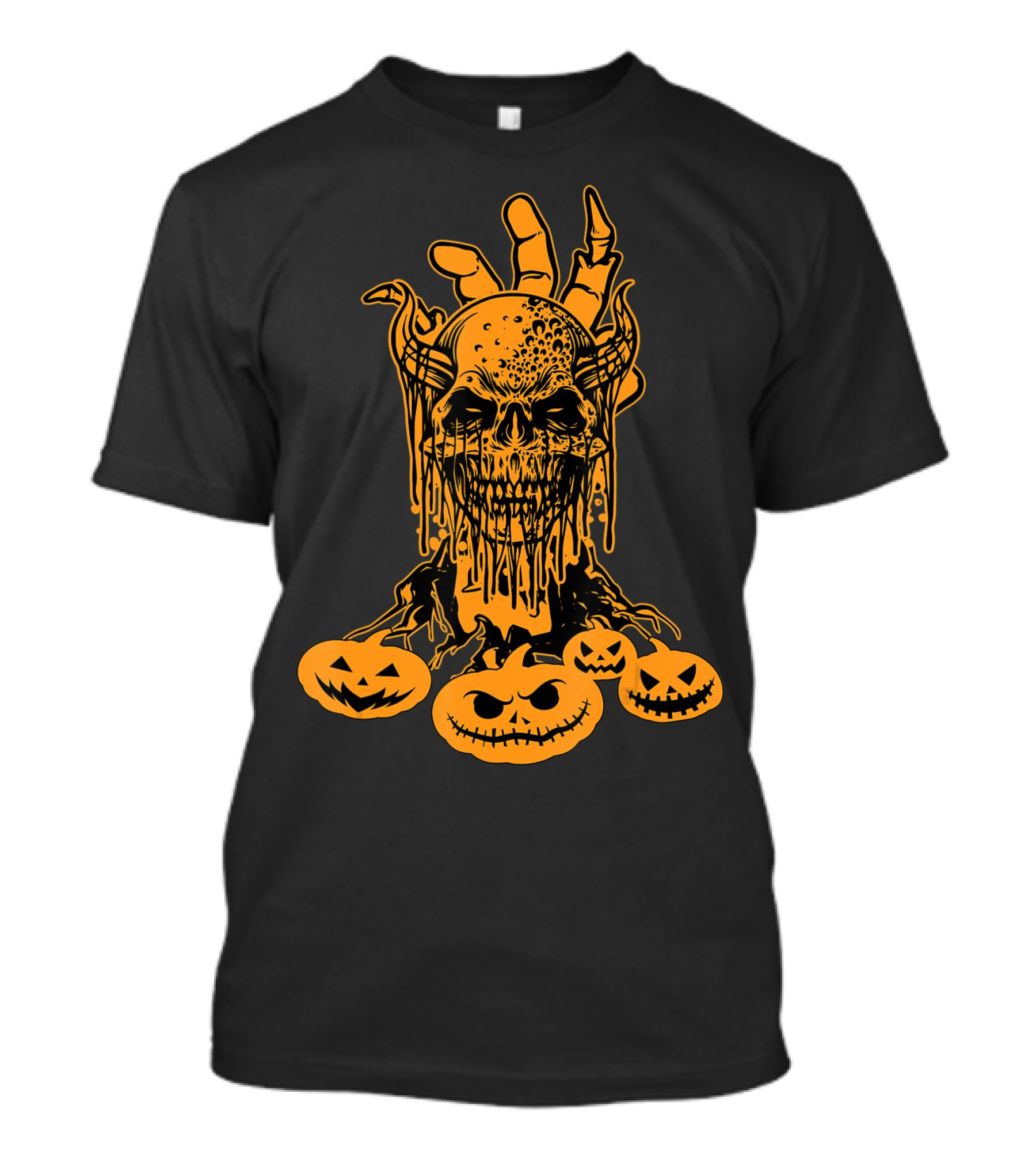 Happy Halloween Skull Horror Spooky Humorous Pumpkin Collection T-Shirt