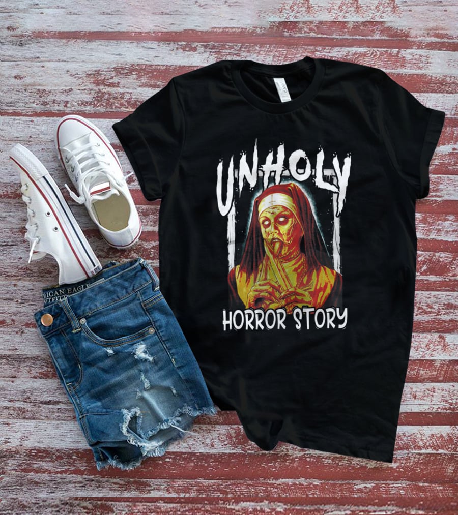Unholy Nun Horror Story Zombie Halloween T-Shirt