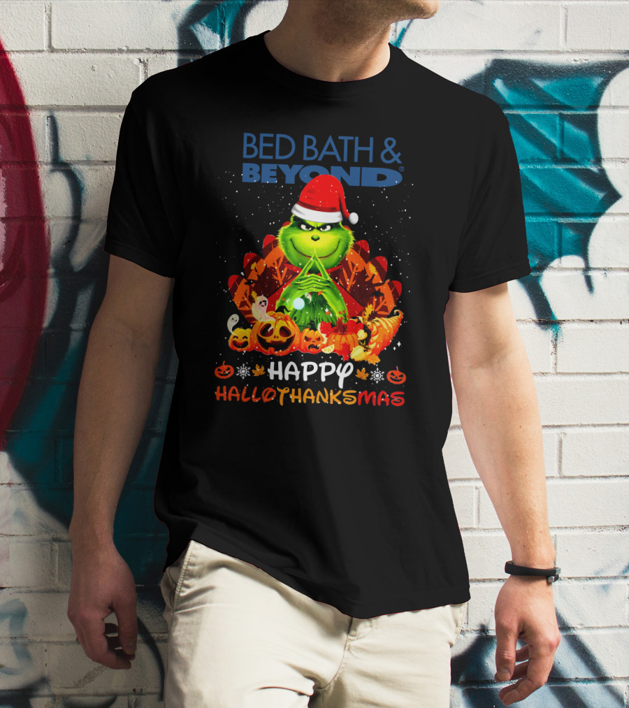 BED BATH And BEYOND HAPPY HALLOTHANKSMAS BBB T-Shirt