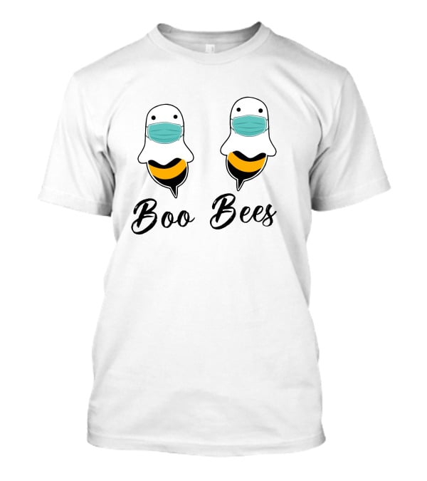 Boo Bees Masked Ghosts Beehive Humor T-Shirt