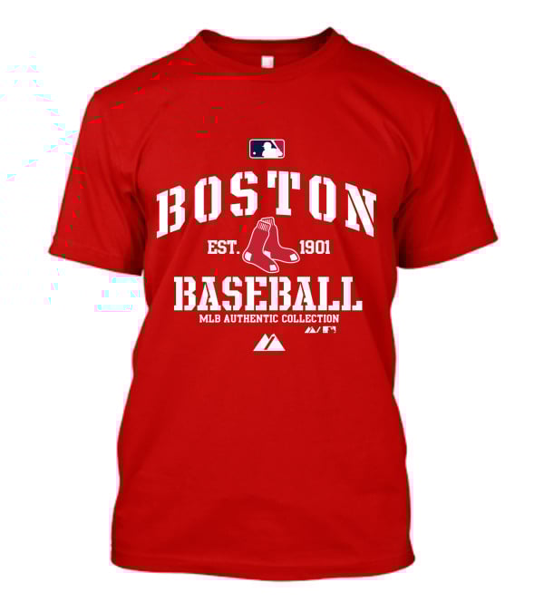 Boston Established 1901 MLB Authentic Collection Baseball T-Shirt