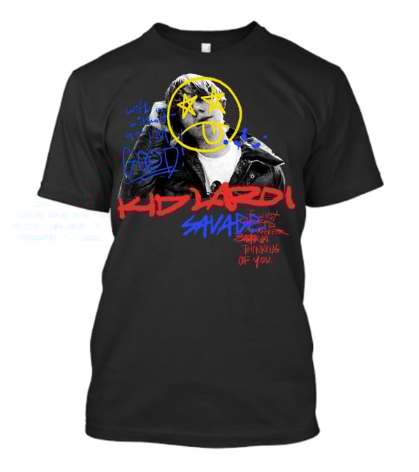 Kid Laroi Savage Thinking Of You Star Face Graffiti T-Shirt