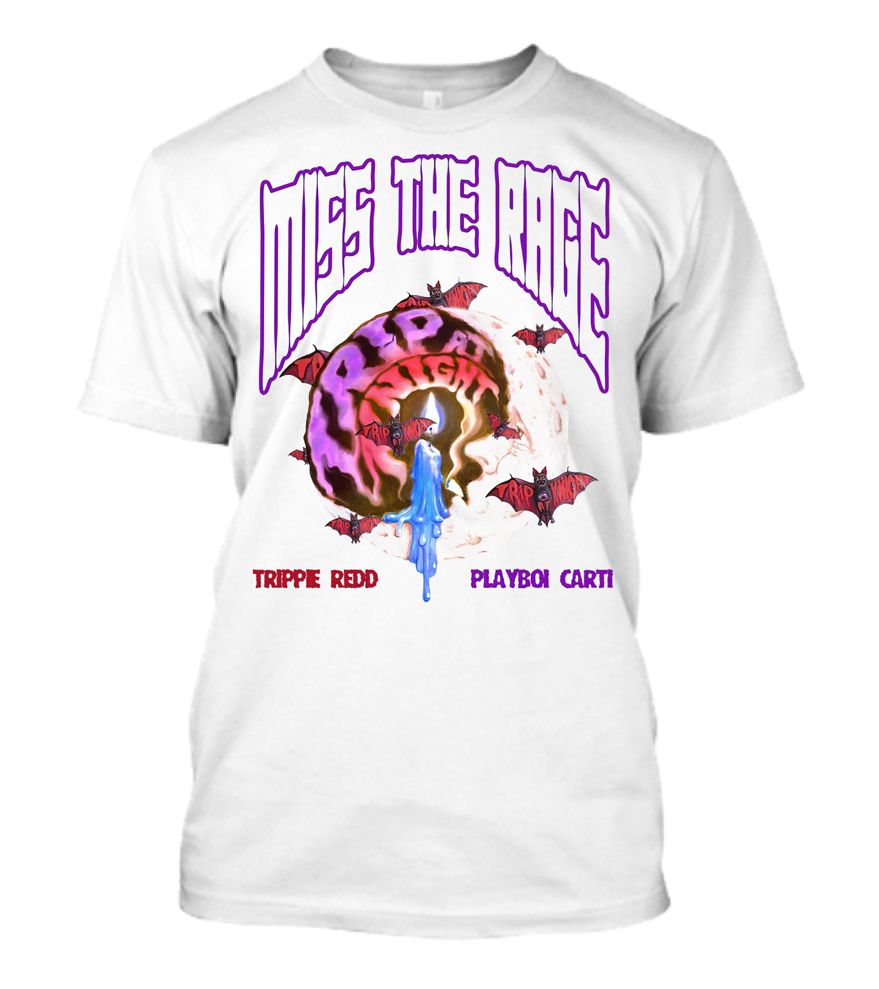 MISS THE RAGE TRIP AT NIGHT TRIPPIE REDD PLAYBOI CARTI T-Shirt