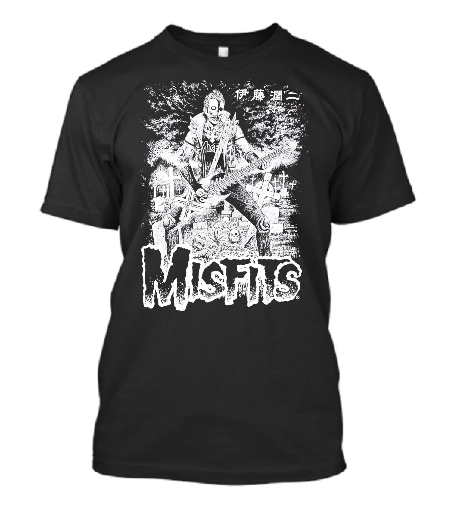 MISFITS Junji Ito Merch Font T-Shirt