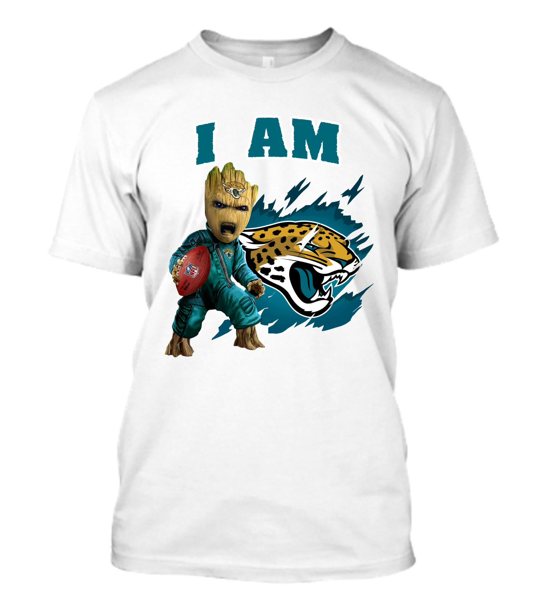 I Am Groot Jacksonville Jaguars Football Fan T-Shirt