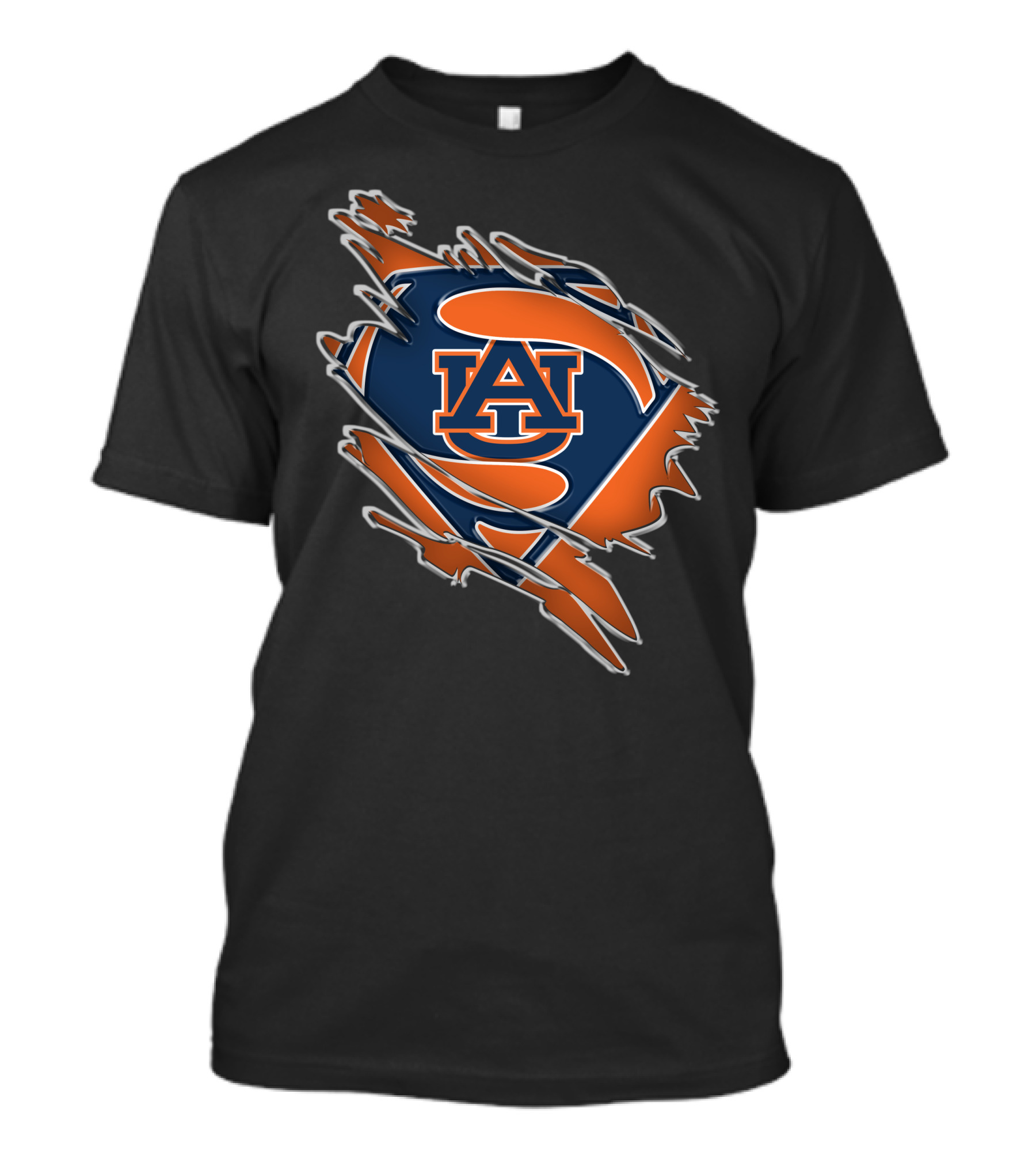Auburn Tigers AU Superman T-Shirt