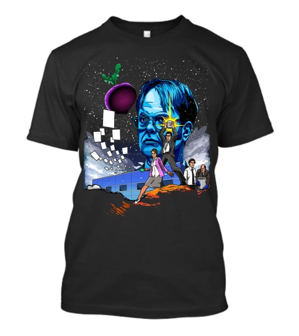 Star Wars Office Dwight Force Battle Galaxy Adventure T-Shirt