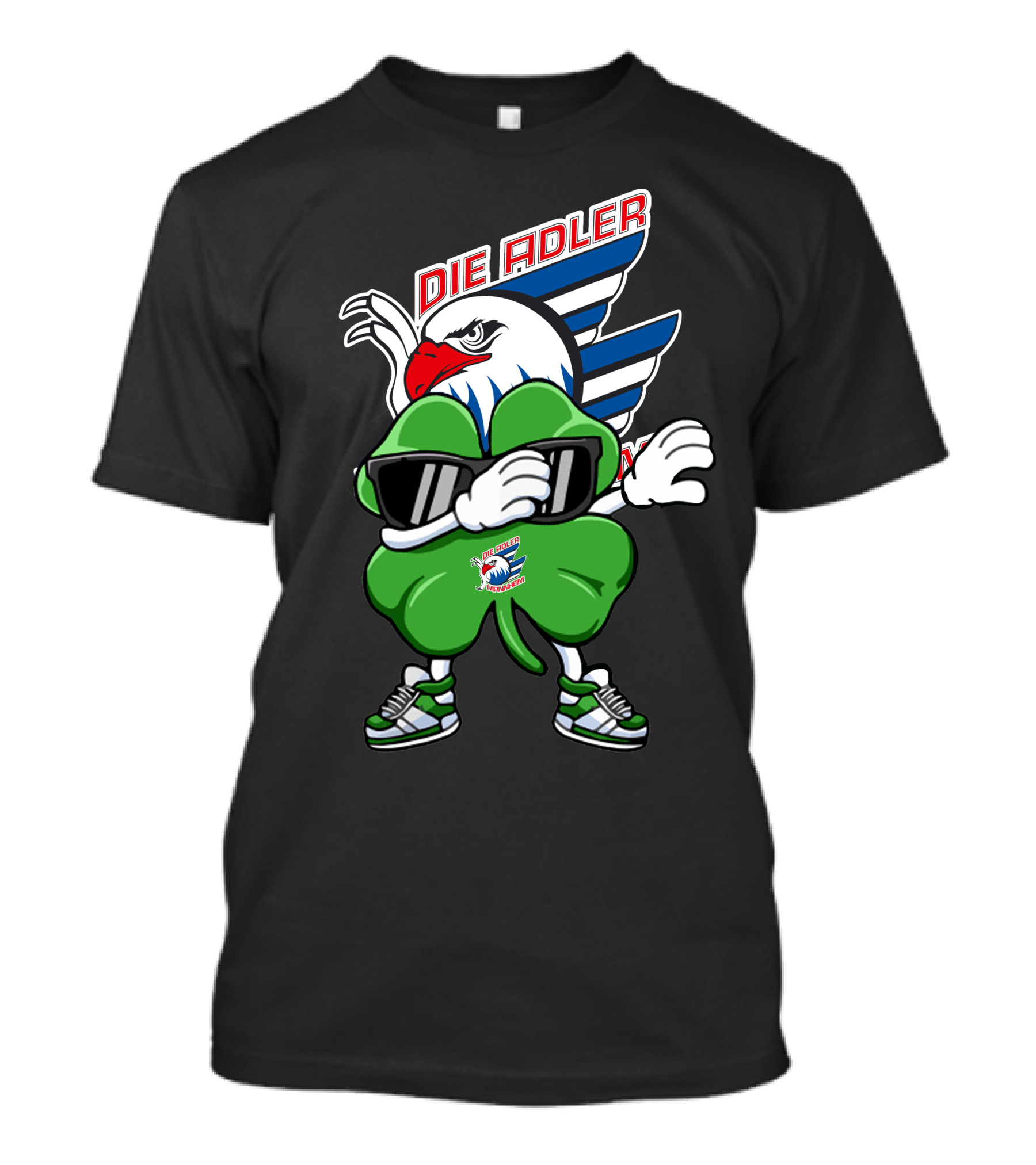 Die Adler Mannheim Lucky Clover Sports T-Shirt