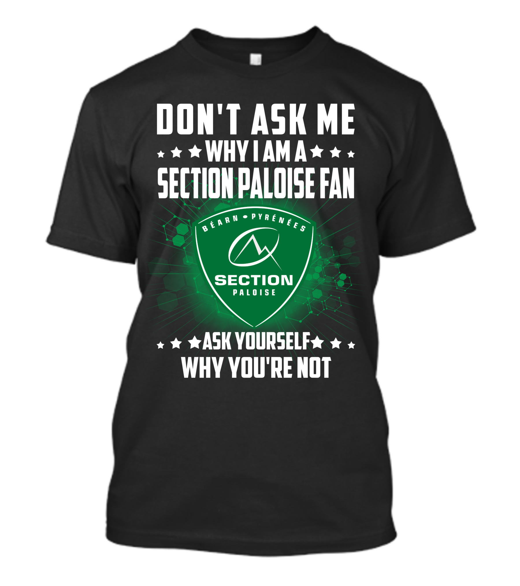 Don't Ask Me Why I Am A Section Paloise Fan Ask Yourself Why You're Not Béarn Pyrénées T-Shirt