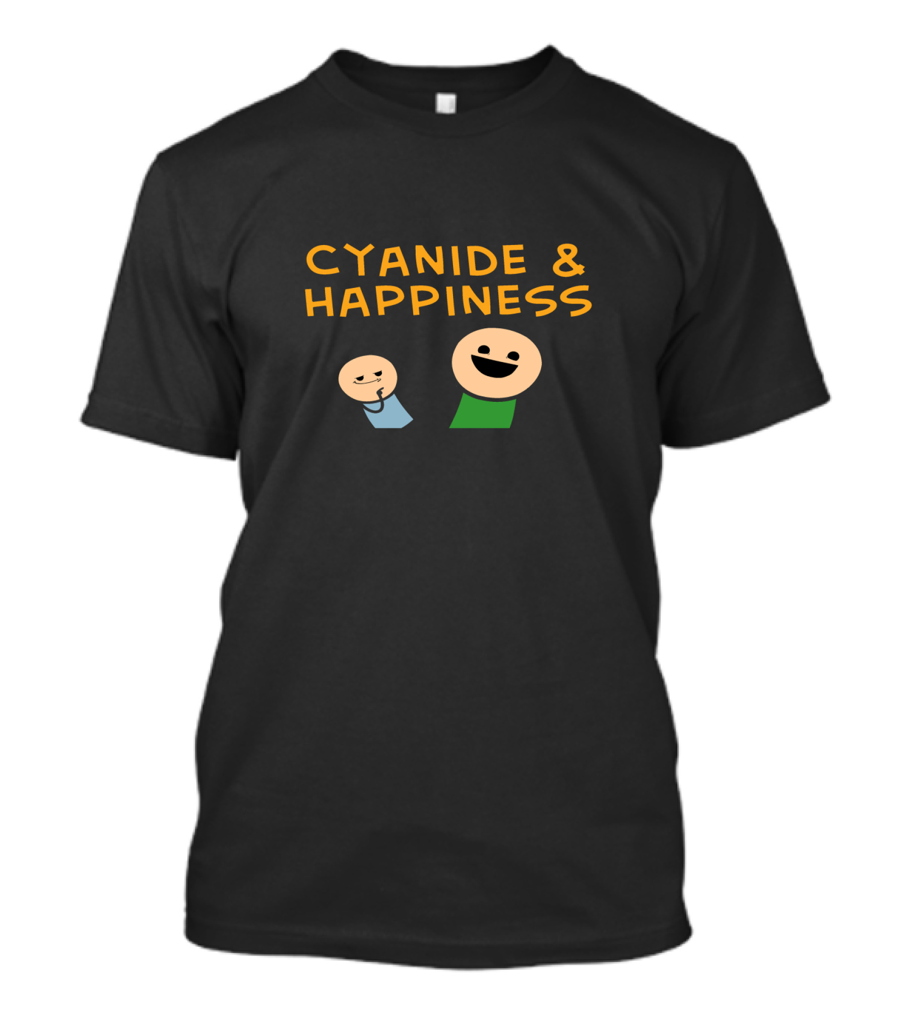 Cyanide And Happiness Comic Characters Smiling Faces T-Shirt