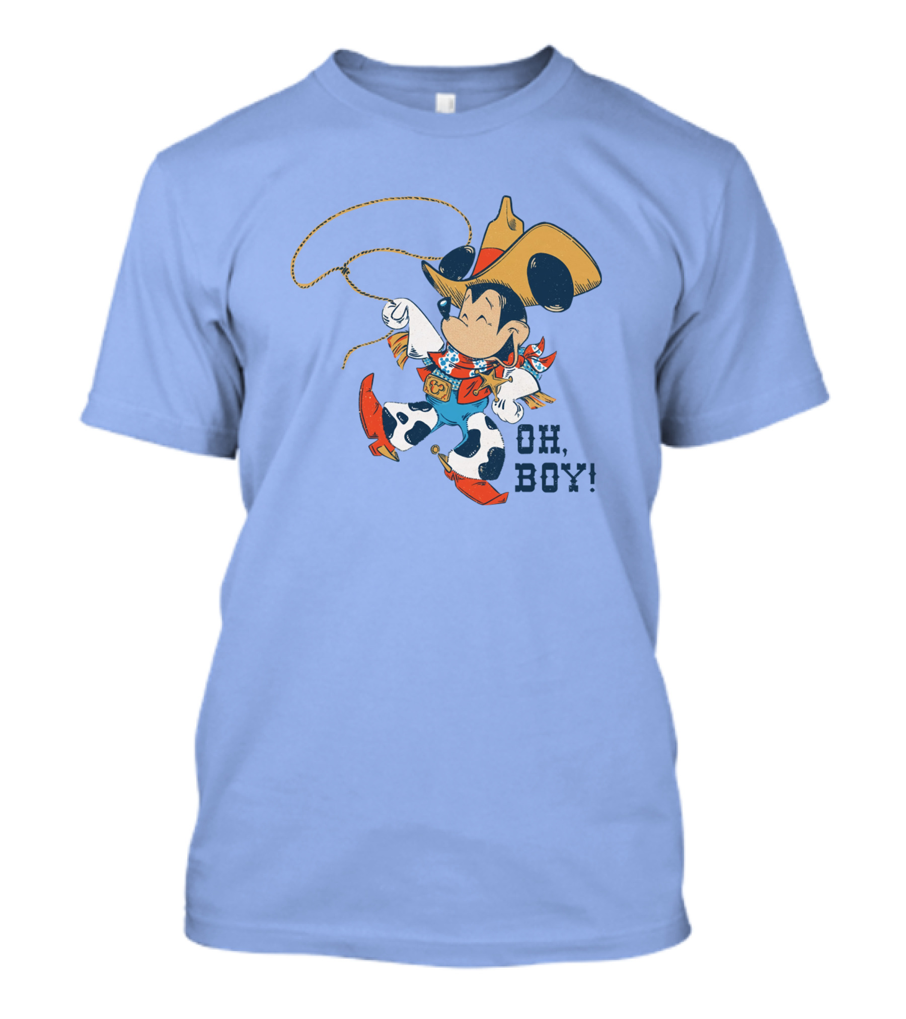 Mickey Mouse Cowboy Oh Boy T-Shirt