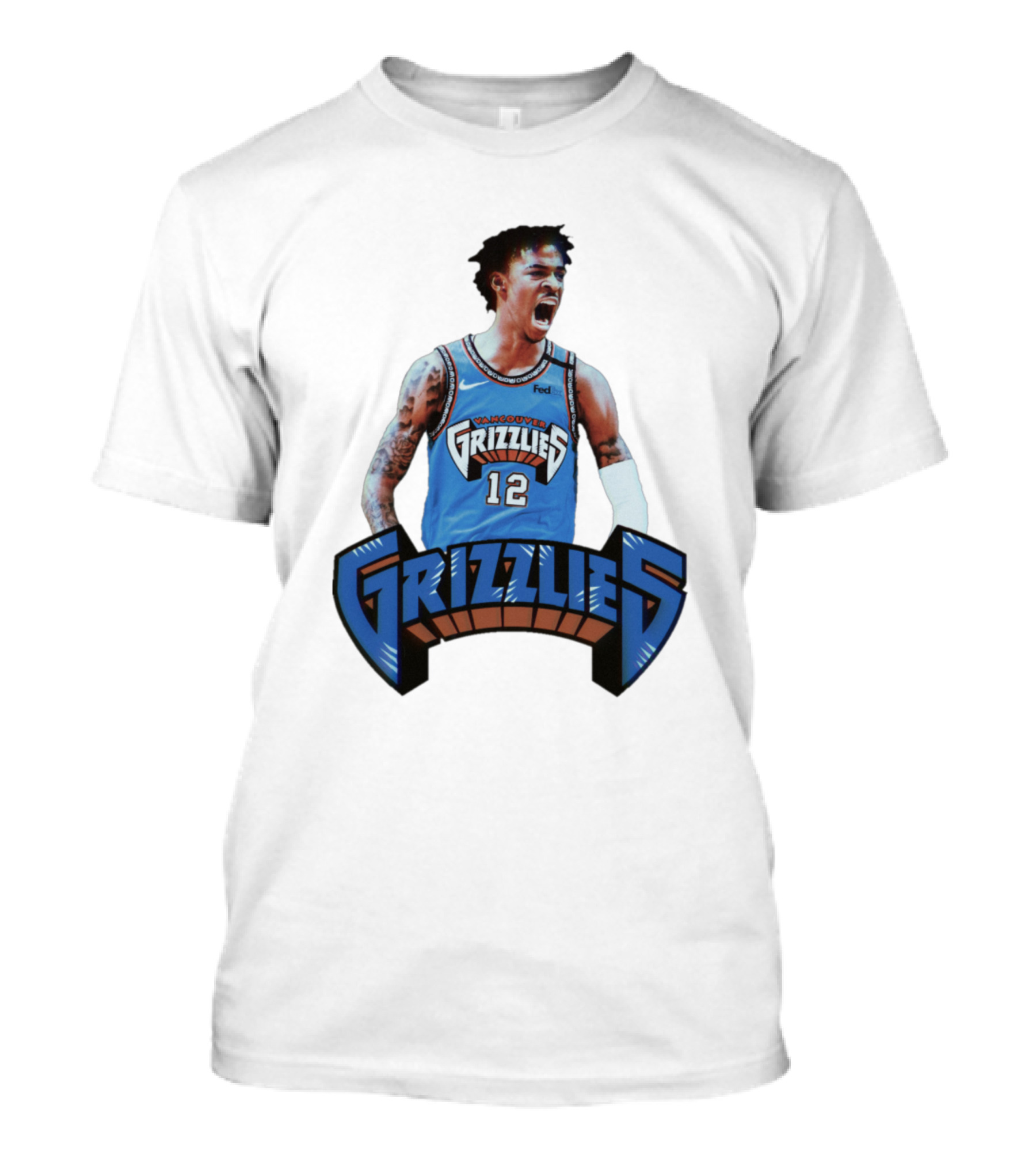 Funny Retro Feal Jamorant Grizzlies 12 Vancouver T-Shirt