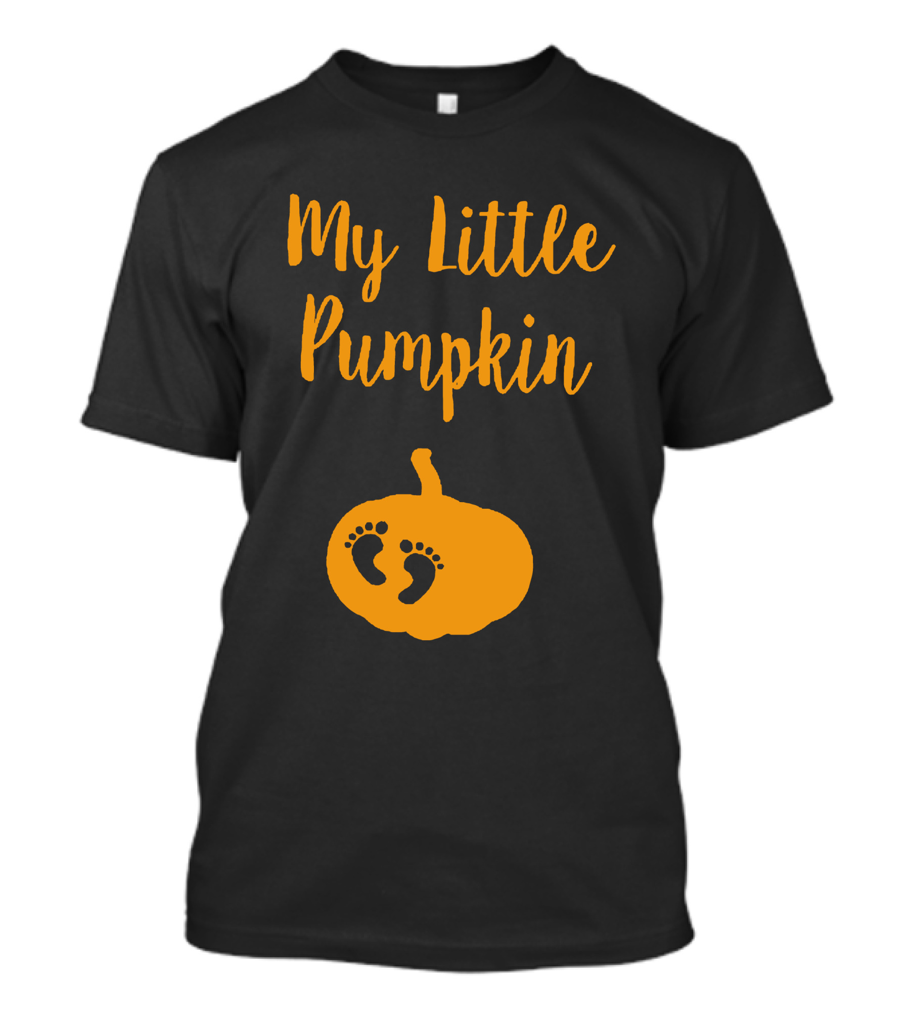 My Little Pumpkin Baby Footprints T-Shirt