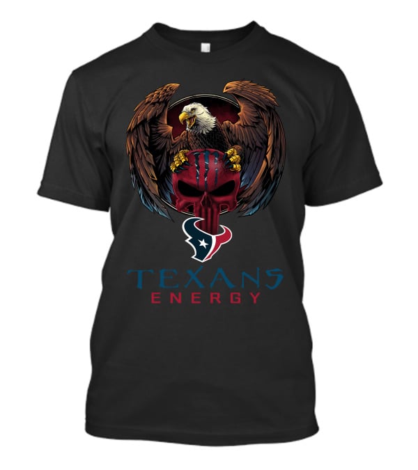 Texans Energy Houston Texans Patriotic Bald Eagle T-Shirt