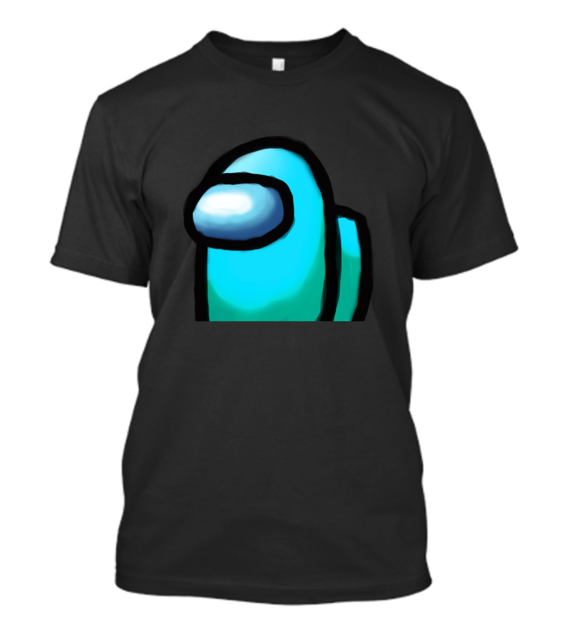 Among Us Crewmate Cyan Character T-Shirt