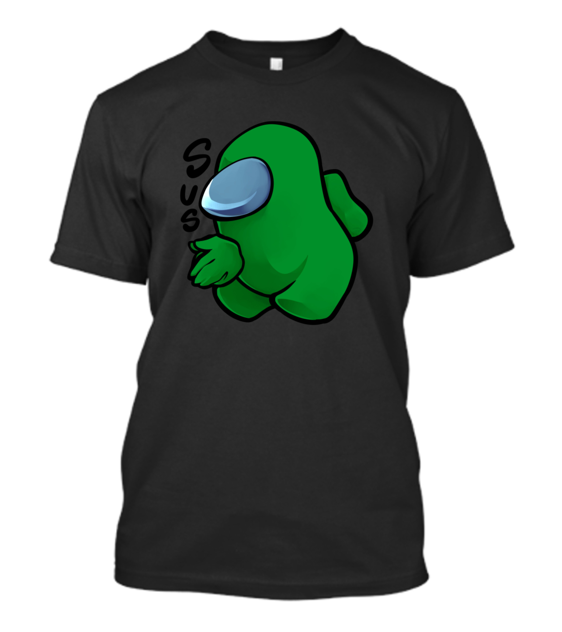 Sus Among Us Crewmate Dark Green T-Shirt