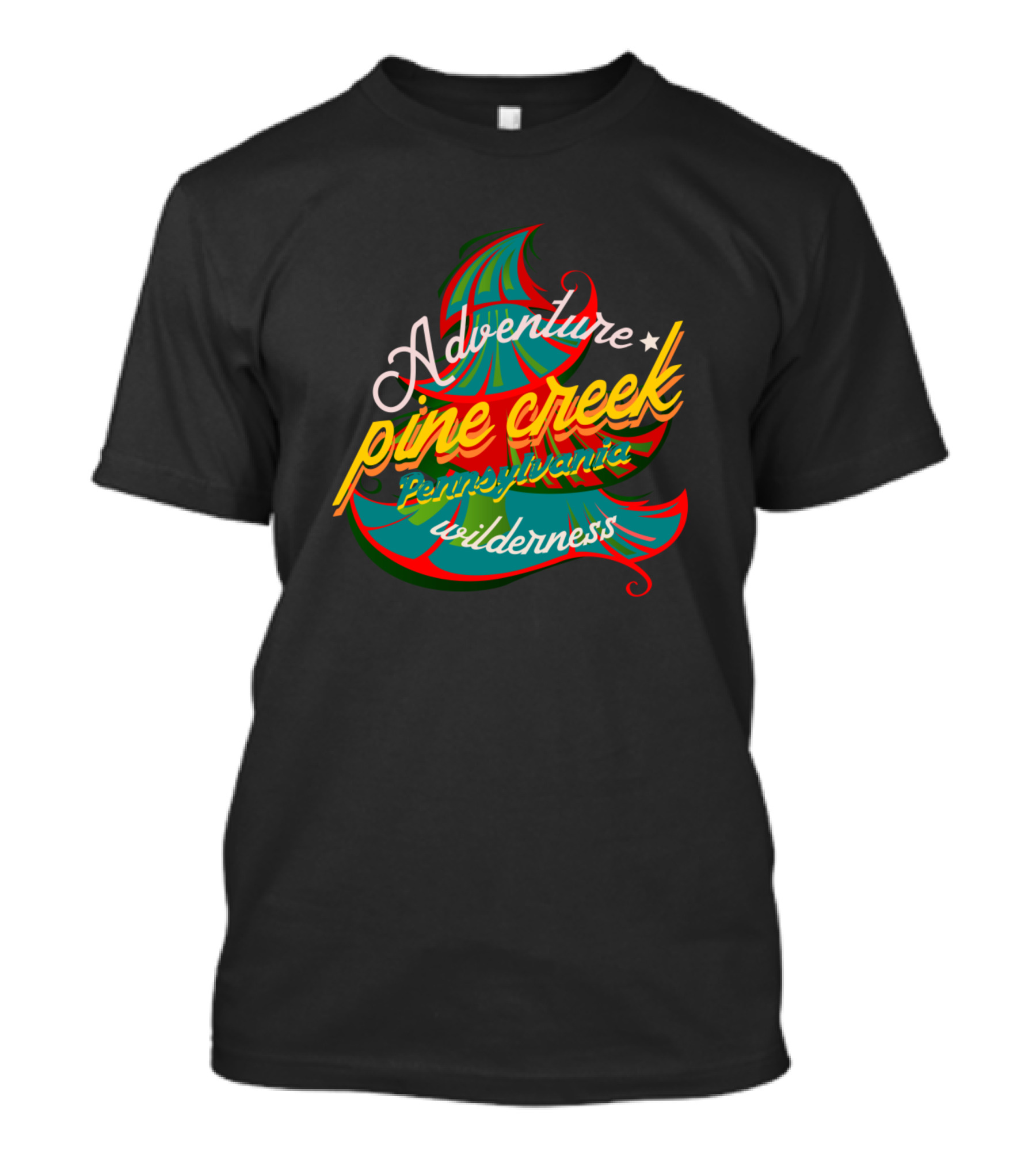 Adventure Pine Creek Pennsylvania Wilderness T-Shirt
