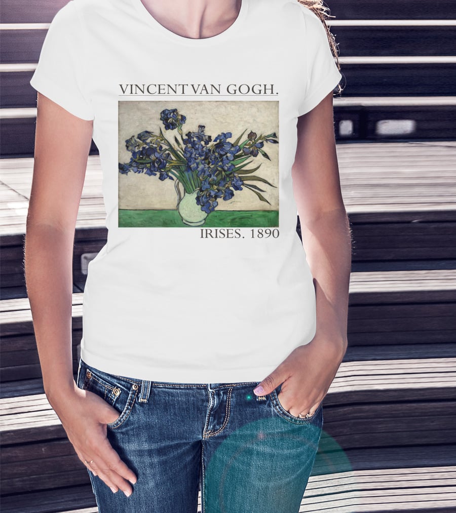 VINCENT VAN GOGH IRISES 1890 T-Shirt
