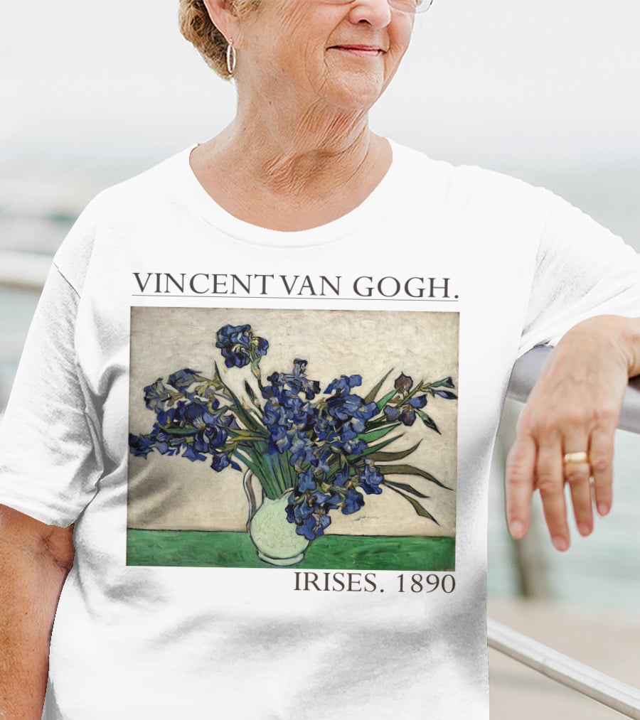 VINCENT VAN GOGH IRISES 1890 T-Shirt