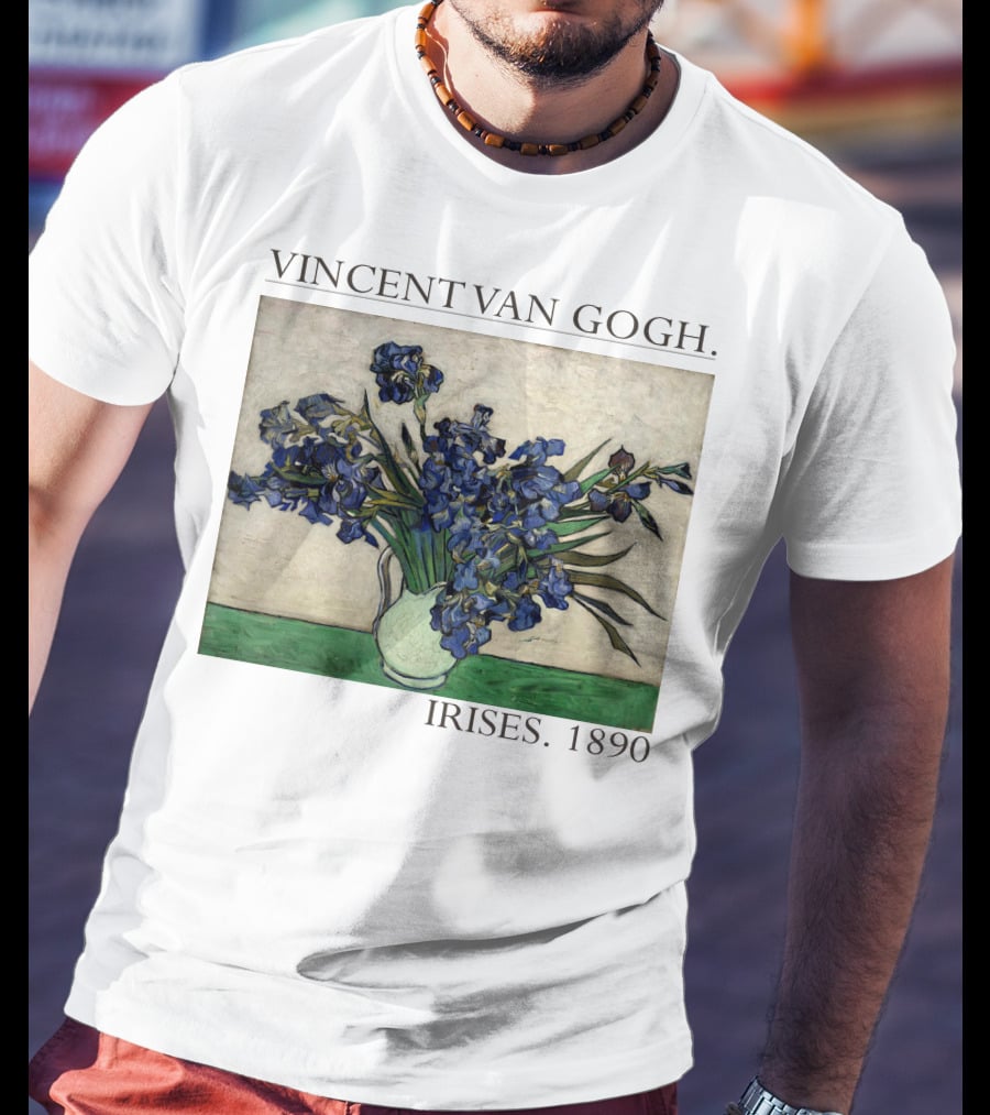 VINCENT VAN GOGH IRISES 1890 T-Shirt
