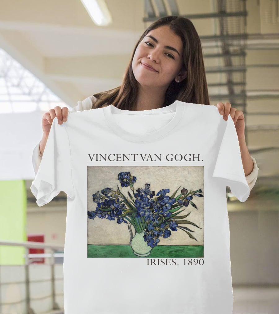 VINCENT VAN GOGH IRISES 1890 T-Shirt