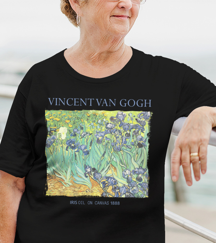 VINCENT VAN GOGH IRIS OIL ON CANVAS 1888 T-Shirt