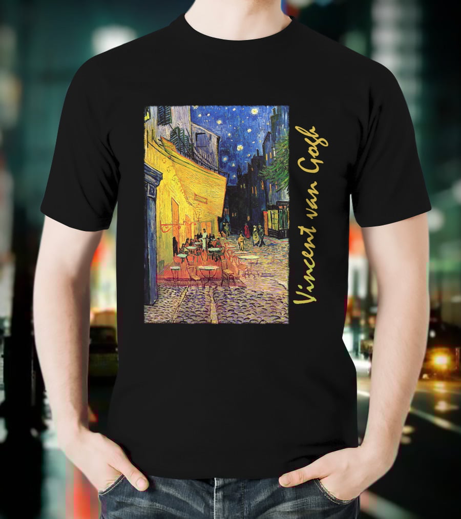 Vincent Van Gogh Café Terrace At Night T-Shirt
