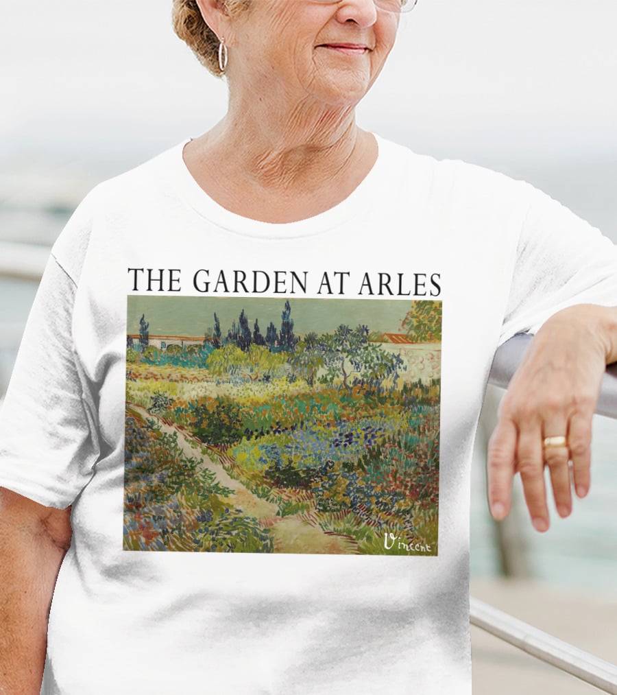 The Garden At Arles Vincent Van Gogh Vincent Signature T-Shirt