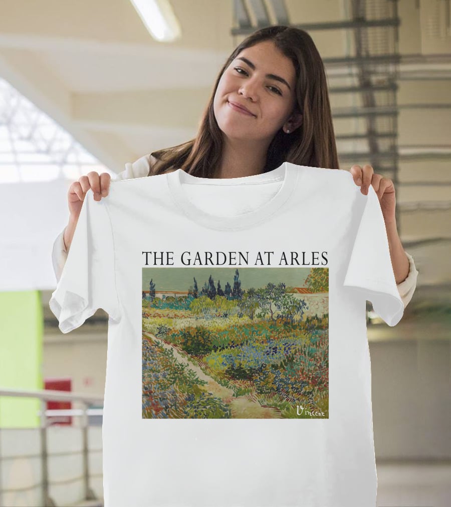 The Garden At Arles Vincent Van Gogh Vincent Signature T-Shirt