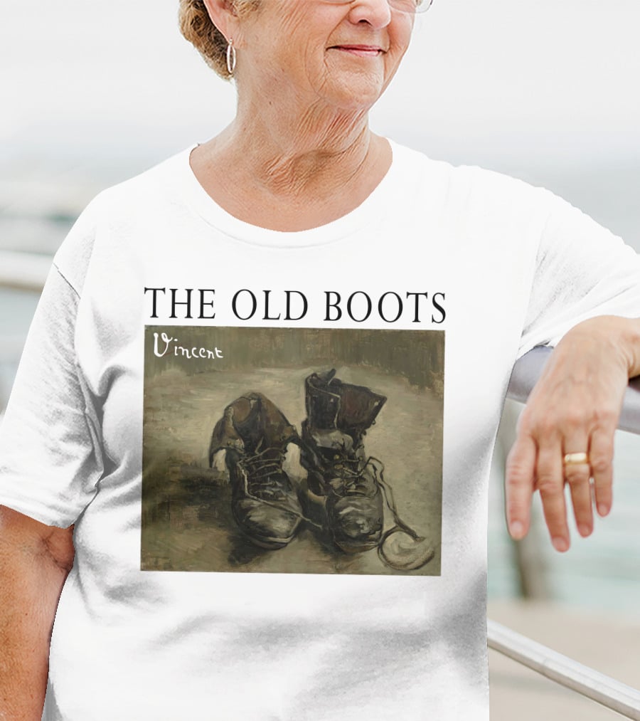 The Old Boots Vincent Van Gogh Painting Vintage T-Shirt