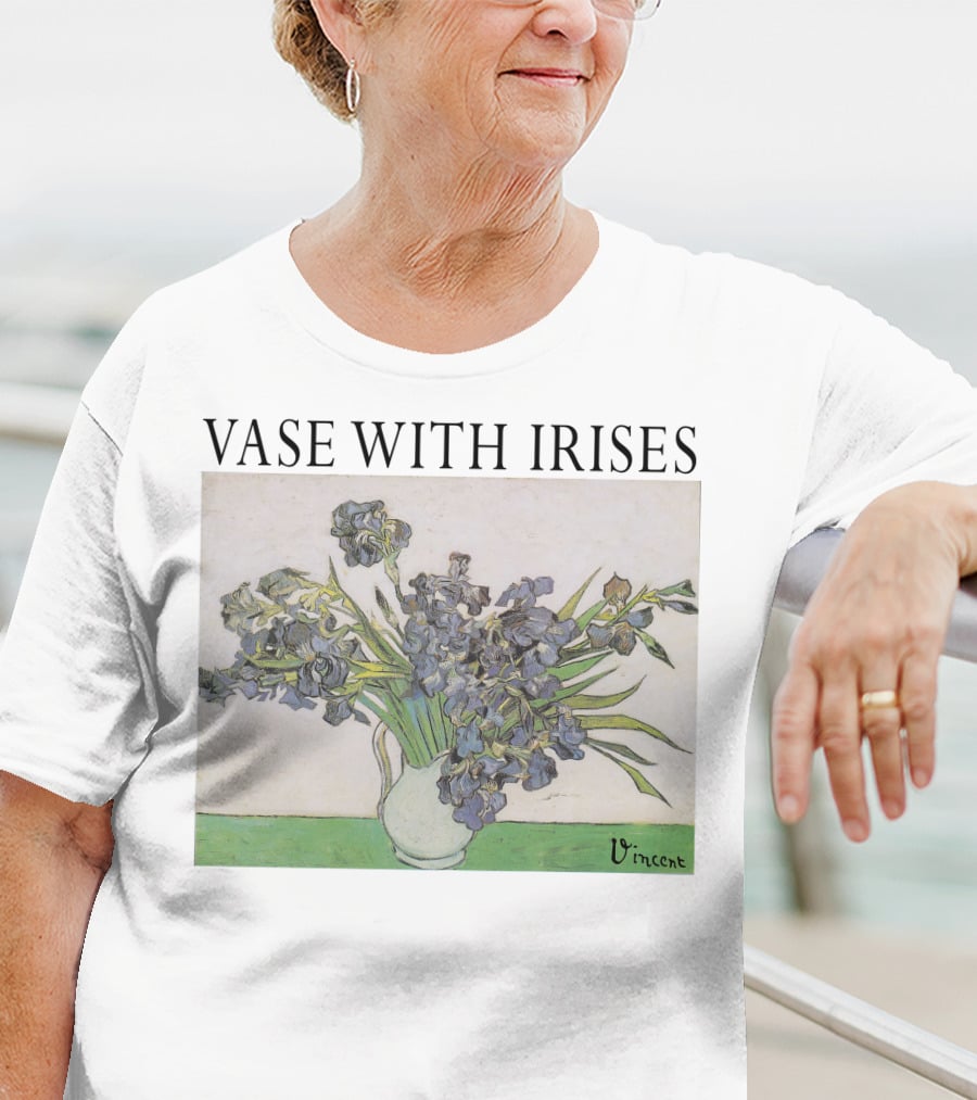 Vase With Irises Vincent T-Shirt