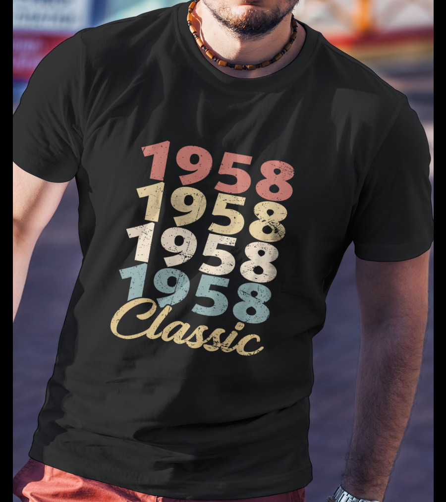 1958 Classic Retro Typography T-Shirt
