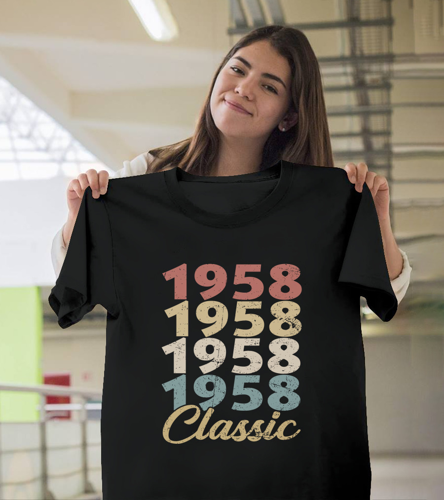 1958 Classic Retro Typography T-Shirt