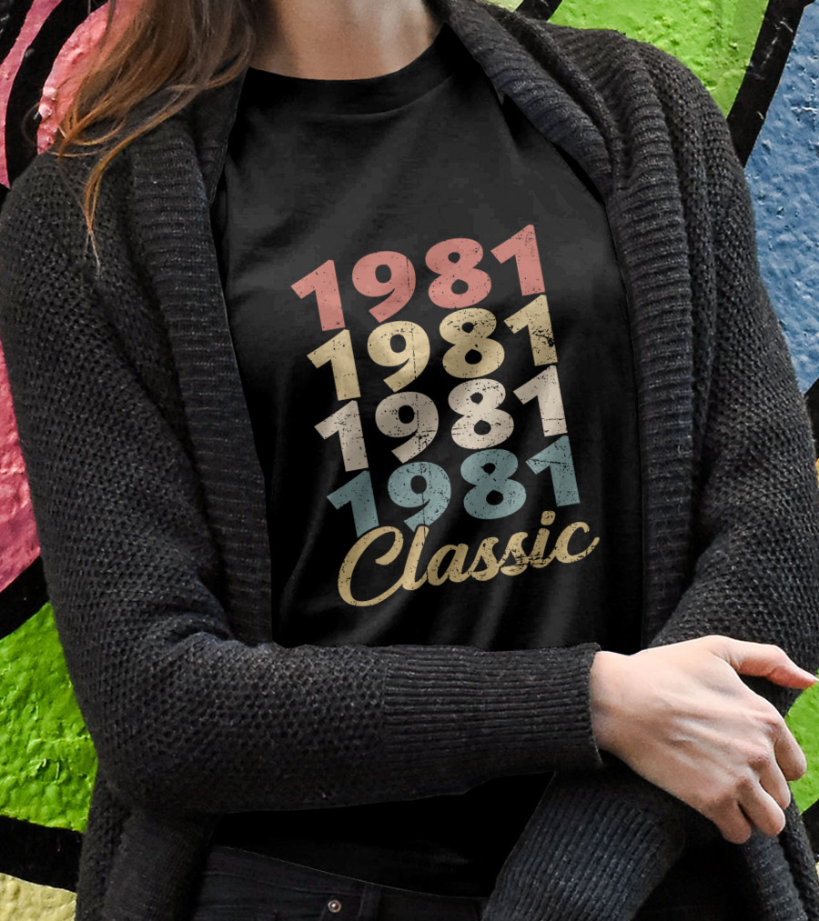 1981 Classic Vintage Retro T-Shirt