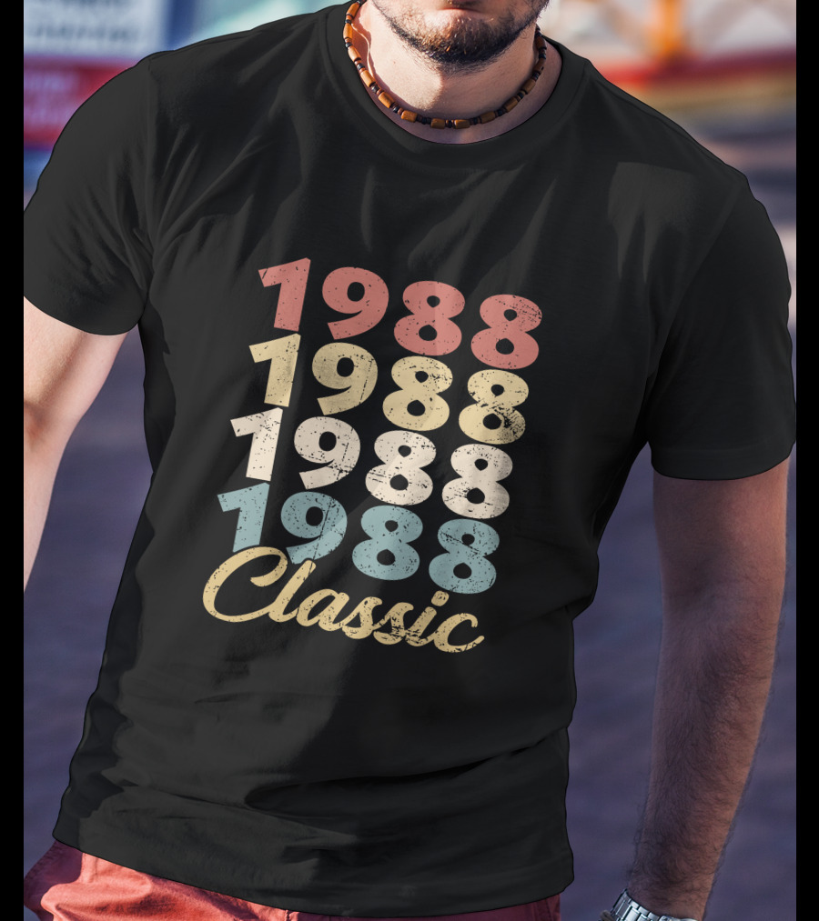 1988 Classic Retro Style Vintage T-Shirt