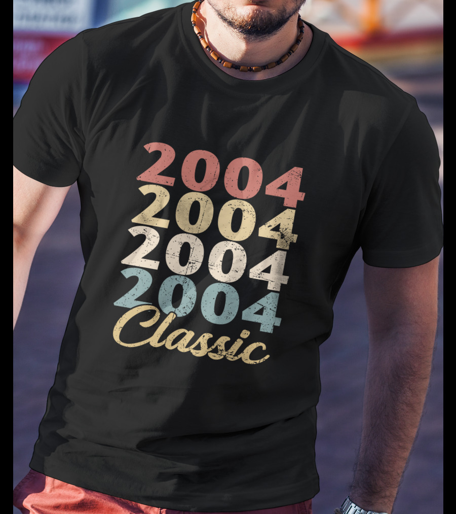 2004 Classic Retro Multi-Color T-Shirt