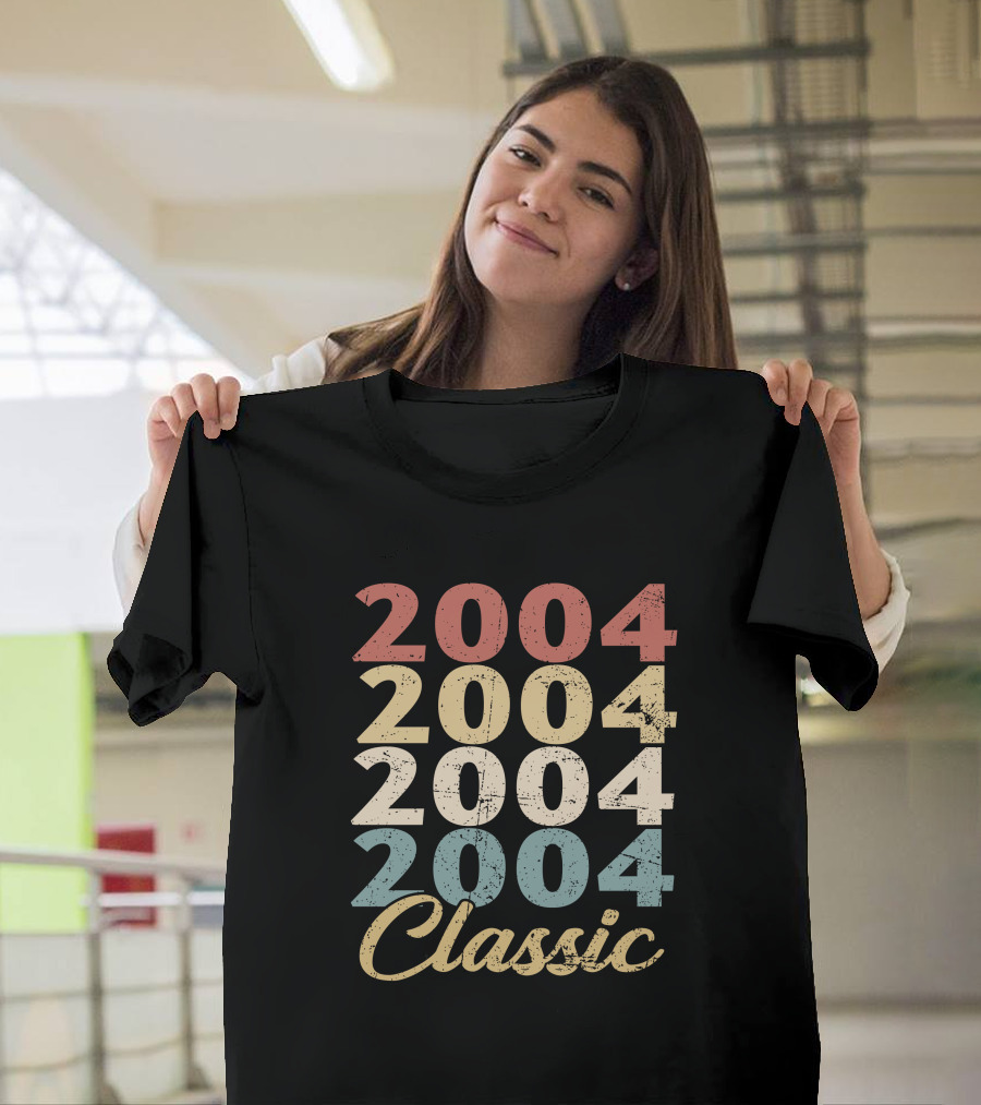 2004 Classic Retro Multi-Color T-Shirt