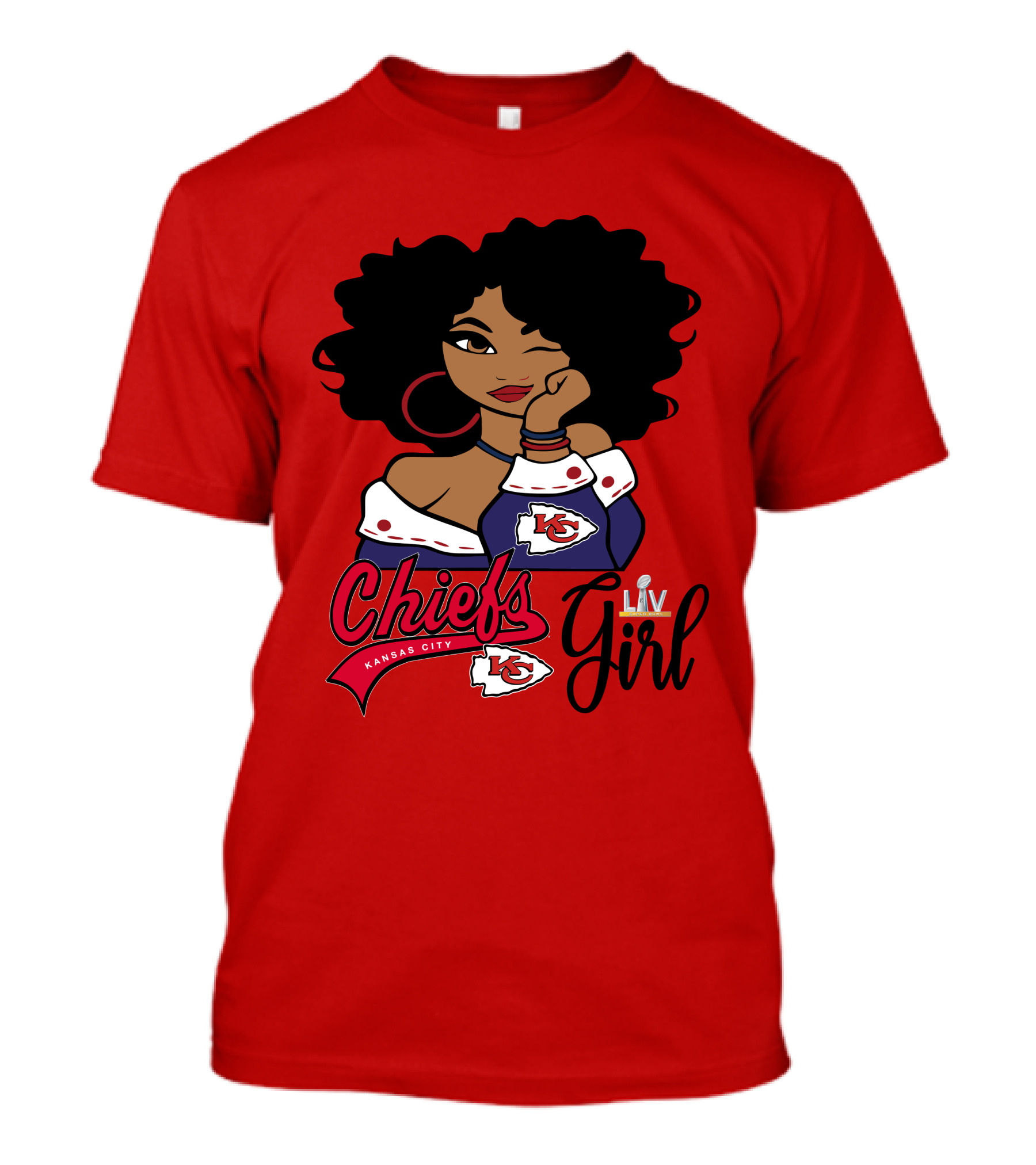 Kansas City Chiefs Girl Chiefs Kansas City Liv Girl T-Shirt