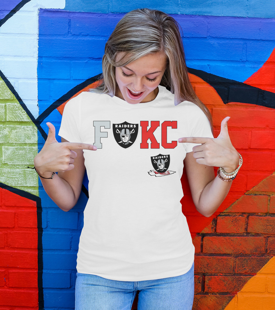 F Raiders KC Chiefs T-Shirt