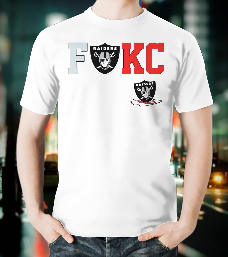 F Raiders KC Chiefs T-Shirt