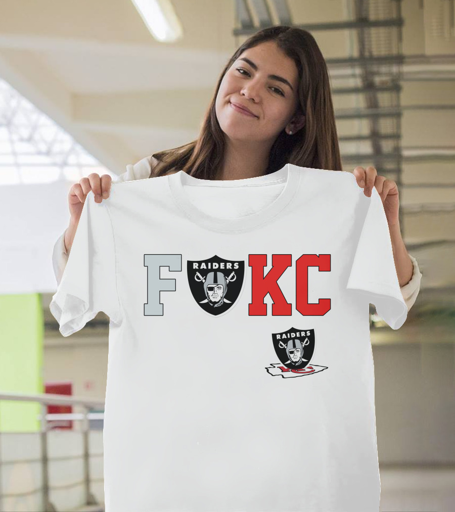 F Raiders KC Chiefs T-Shirt