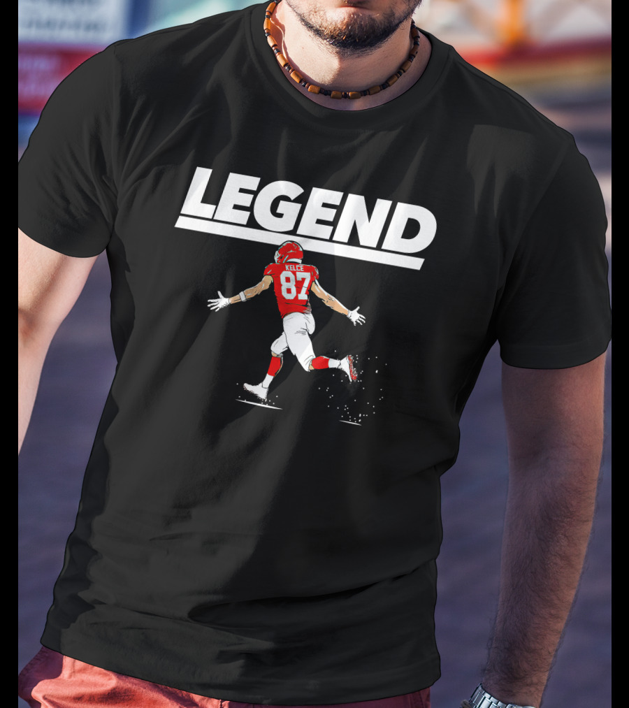 Legend Travis Kelce 87 Kansas City Chiefs T-Shirt
