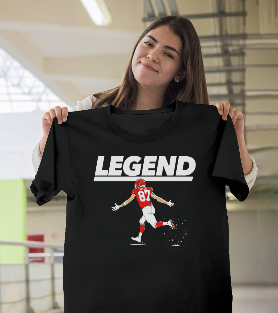 Legend Travis Kelce 87 Kansas City Chiefs T-Shirt