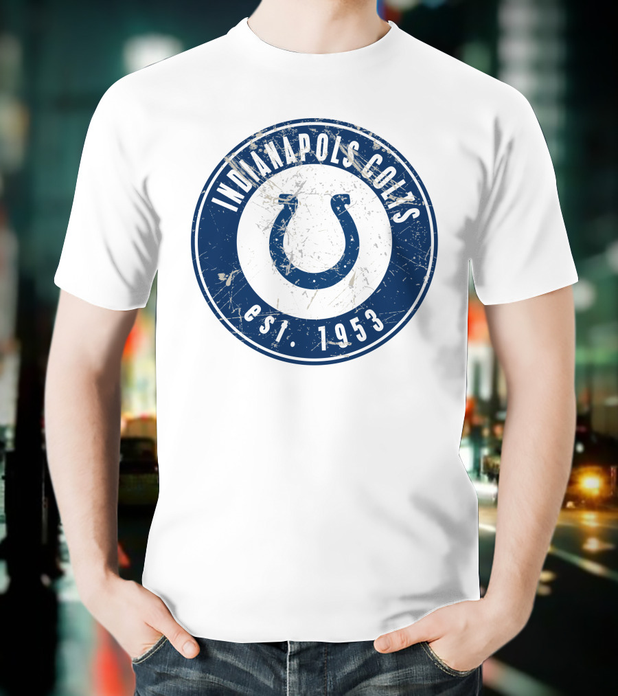 Indianapolis Colts Est. 1953 Vintage Horseshoe T-Shirt