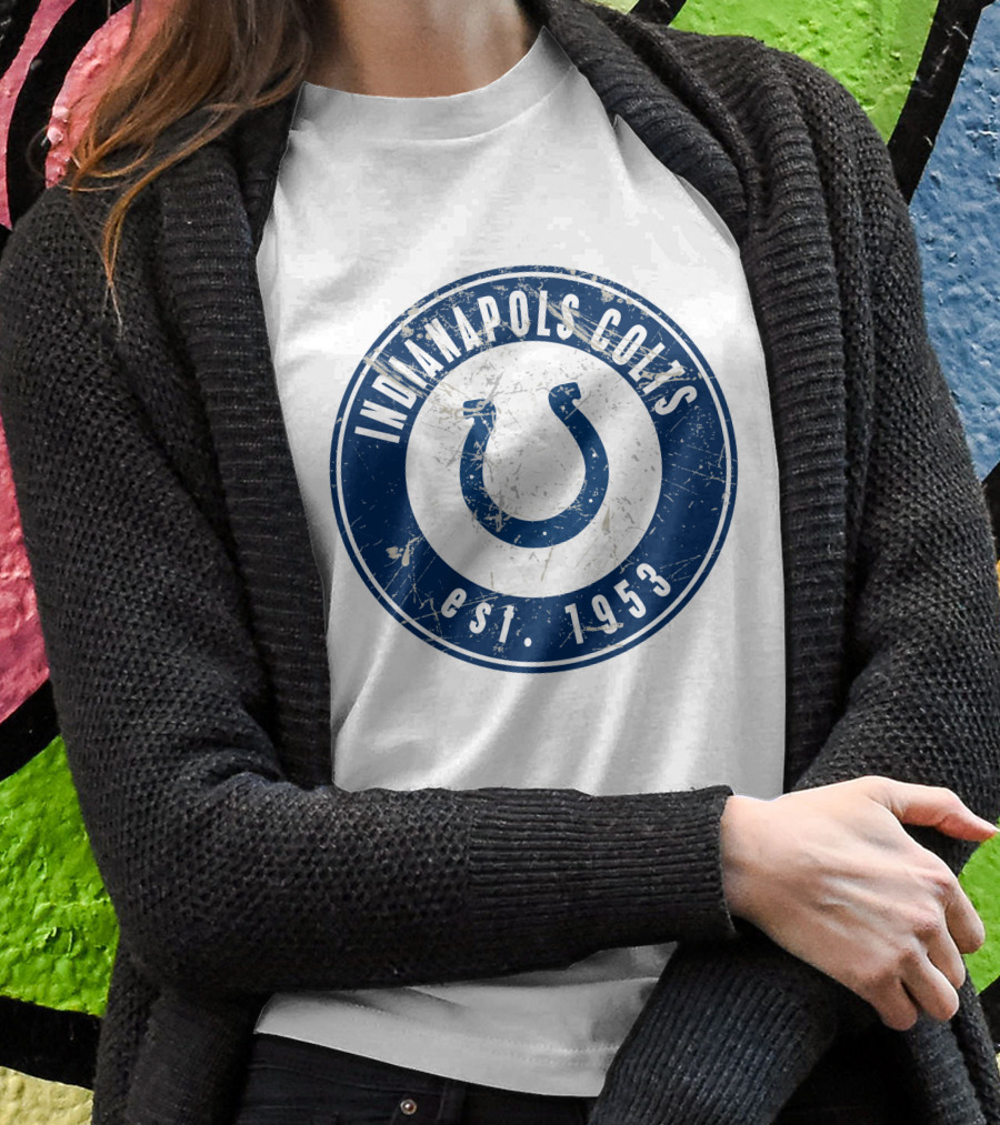 Indianapolis Colts Est. 1953 Vintage Horseshoe T-Shirt