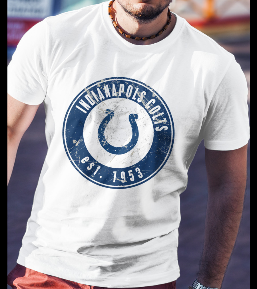 Indianapolis Colts Est. 1953 Vintage Horseshoe T-Shirt
