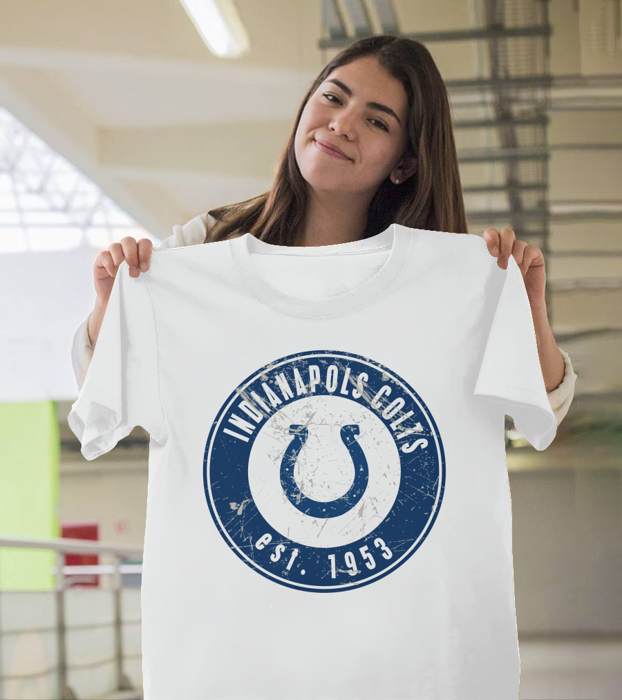 Indianapolis Colts Est. 1953 Vintage Horseshoe T-Shirt