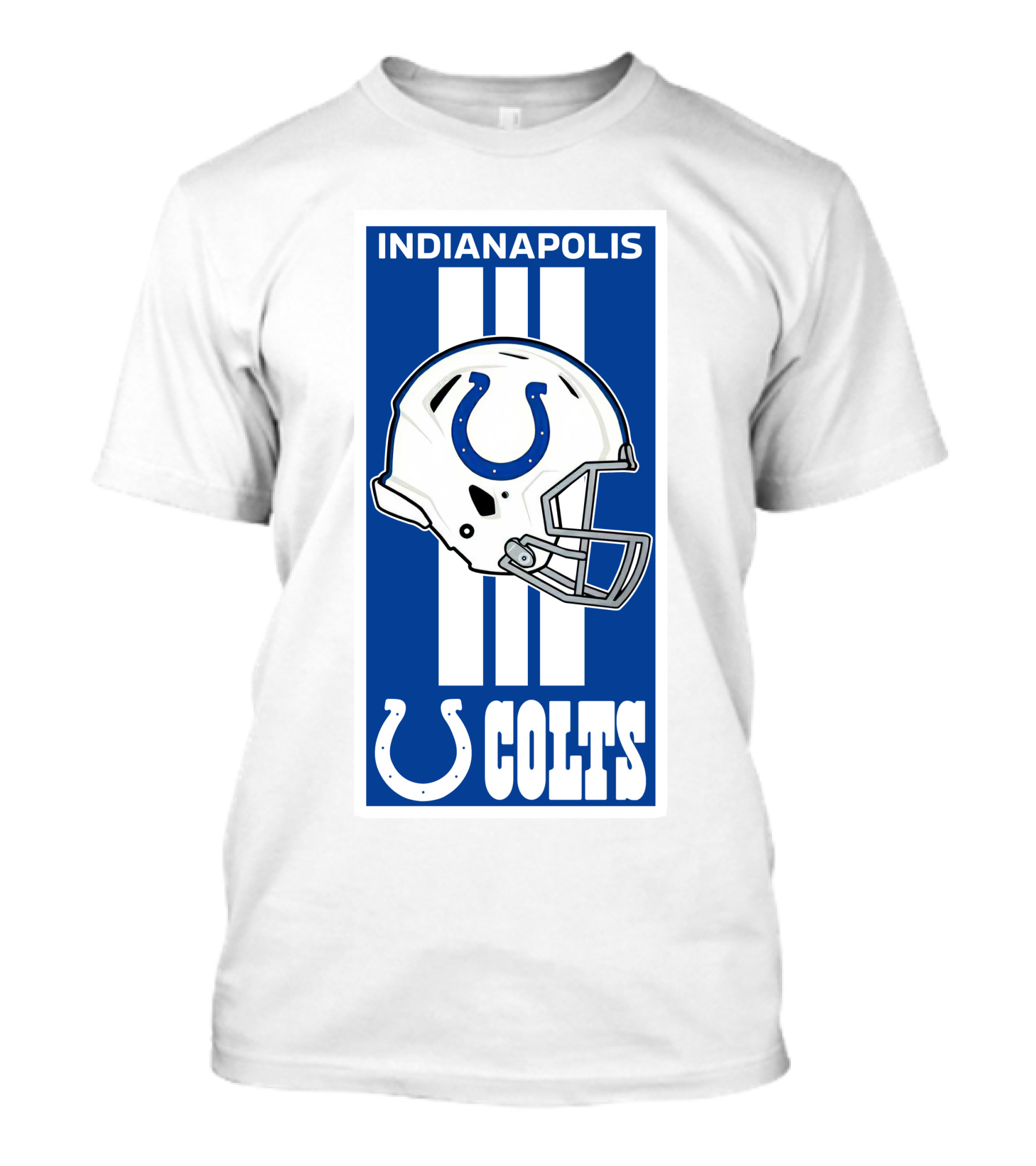 Indianapolis Colts Helmet Logo T-Shirt