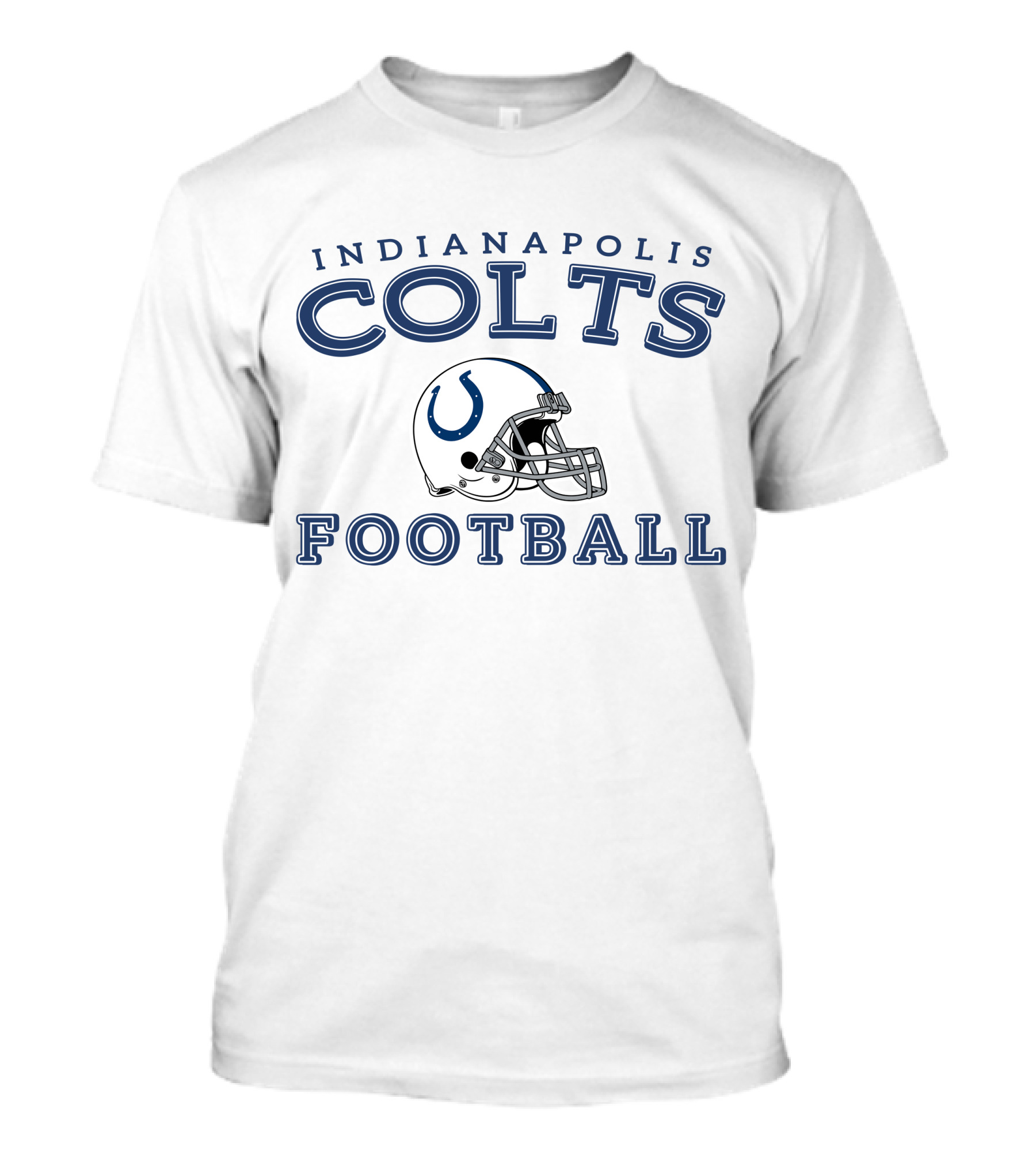 Indianapolis Colts Football Helmet T-Shirt
